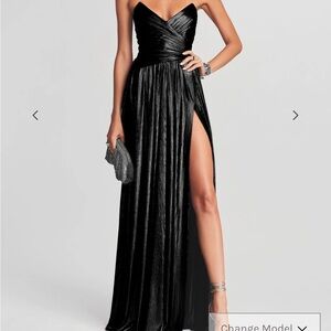 Prom dress size small black